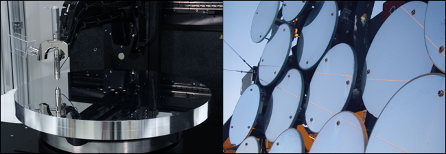 Large diameter optic measurement